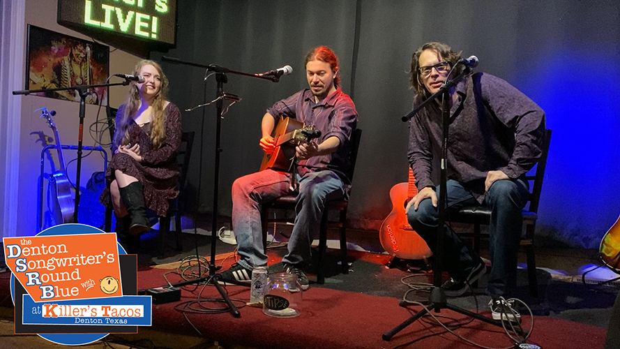 Denton Songwriter's Round with Blue.