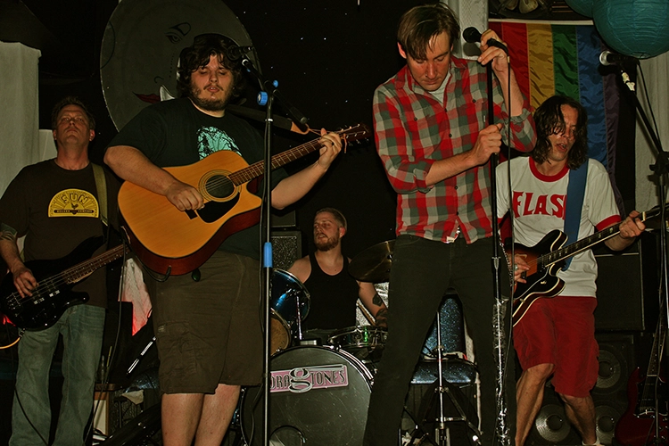 Blue singing for Sin City Gamblers, January 2013