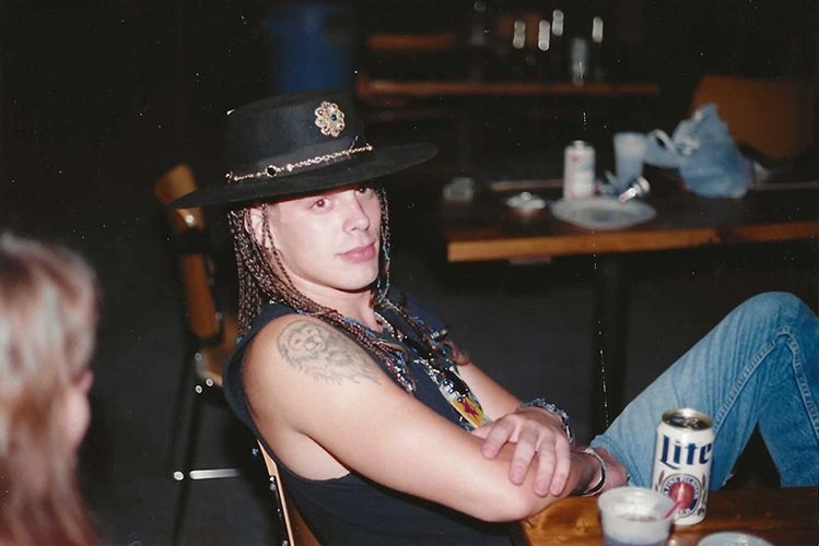 Blue at the Johnny Winter show