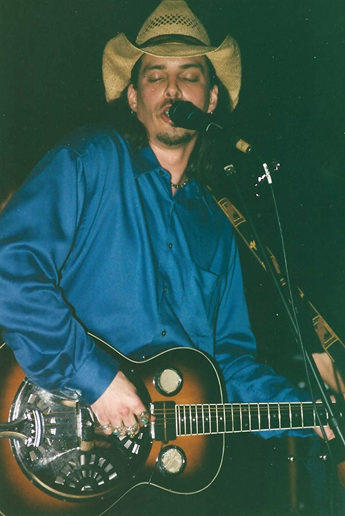 Blue performing live