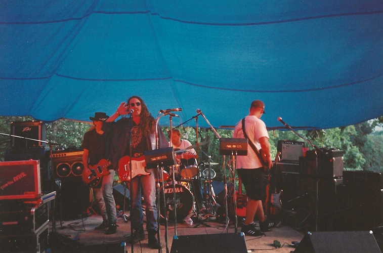 Blue & the Jaded at a Blues Jam