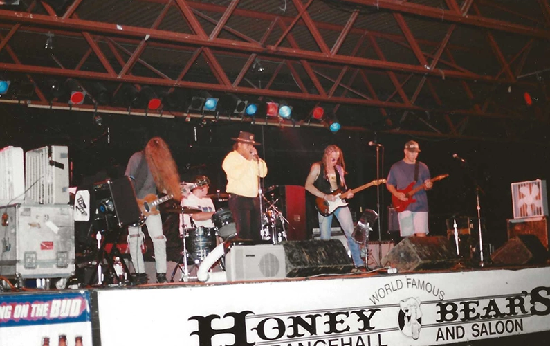 Blue & the Jaded opening for Johnny Winter