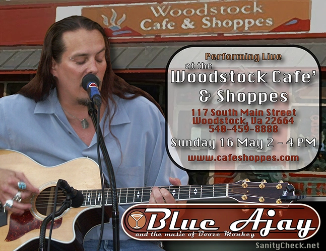 Blue Ajay solo performance advertisements/posters/flyers